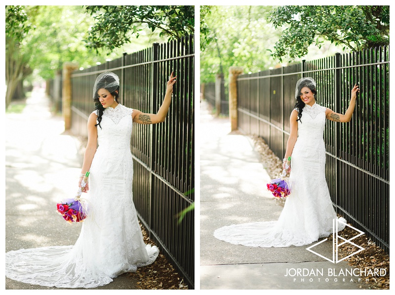 city park bridal session