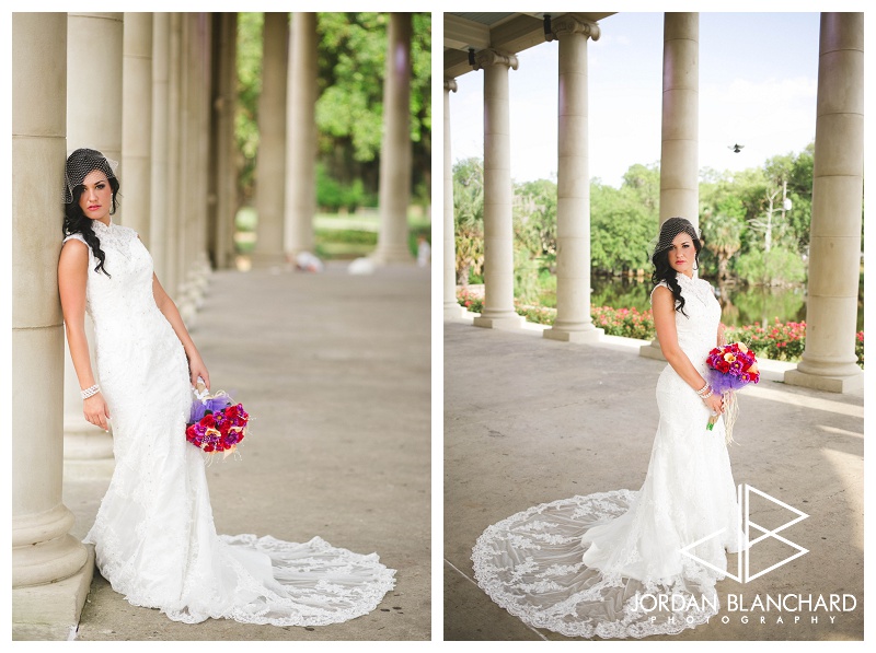 city park bridal session